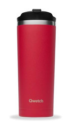Qwetch Qm6097 Paslanmaz Çelik 470 ml Outdoor Termos Kırmızı