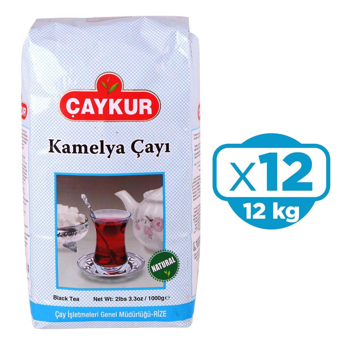 Çaykur Kamelya Organik Yaprak Dökme Çay 12x1 kg