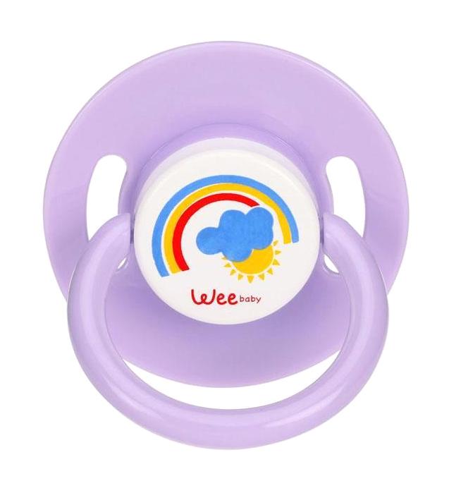 Wee Baby 6-18 Ay Kiraz Uçlu Silikon Emzik Çok Renkli