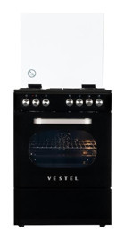 Vestel SF 8400 Retro 66 lt Ocaklı Analog Retro Solo Fırın Siyah