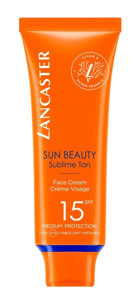 Lancaster Sun Beauty Face 15 Faktör İçin Nemlendirici Suya Dayanıklı Yüz ve Vücut Güneş Kremi 50 ml