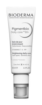 Bioderma Pigmentbio 50 Faktör Hassas Ciltler İçin Leke Karşıtı Nemlendirici Aydınlatıcı Suya Dayanıklı Yüz Güneş Kremi 40 ml