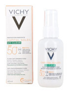 Vichy 50 Faktör İçin Leke Karşıtı Nemlendirici Yaşlanma Karşıtı Suya Dayanıklı Yüz ve Vücut Güneş Kremi 40 ml