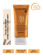 Lancome Soleil Bronzer 50 Faktör Tüm Ciltler İçin Nemlendirici Suya Dayanıklı Yüz Güneş Kremi 50 ml