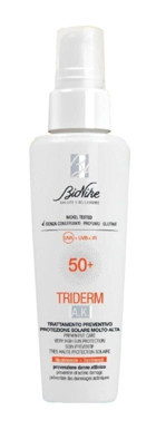 Bionike Triderm A.K. Preventive 50 Faktör Tüm Ciltler İçin Nemlendirici Suya Dayanıklı Yüz Güneş Kremi 50 ml
