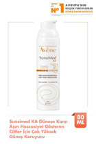 Avene Sunsimed 50 Faktör İçin Leke Karşıtı Nemlendirici Yağsız Suya Dayanıklı Yüz ve Vücut Güneş Kremi 80 ml