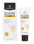 Heliocare 360 Gel Oil-Free Dry Touch 50 Faktör İçin Nemlendirici Yağsız Suya Dayanıklı Yüz ve Vücut Güneş Kremi 50 ml