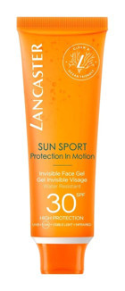 Lancaster Sun Sport Invisible 30 Faktör Tüm Ciltler İçin Nemlendirici Suya Dayanıklı Yüz Güneş Kremi 50 ml