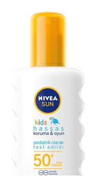 Nivea 50 Faktör İçin Nemlendirici Suya Dayanıklı Yüz ve Vücut Güneş Kremi 200 ml