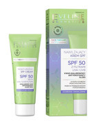 Eveline Cosmetics 50 Faktör İçin Leke Karşıtı Nemlendirici Yaşlanma Karşıtı Suya Dayanıklı Yüz ve Vücut Güneş Kremi 50 ml