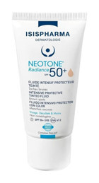 Isıspharma Neotone Radiance 50 Faktör İçin Leke Karşıtı Nemlendirici Yaşlanma Karşıtı Yağsız Suya Dayanıklı Yüz ve Vücut Güneş Kremi 30 ml