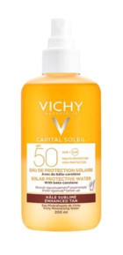 Vichy Capital Soleil 50 Faktör Tüm Ciltler İçin Nemlendirici Suya Dayanıklı Yüz ve Vücut Güneş Kremi 200 ml