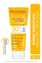 Bioderma Photoderm Lait 50 Faktör İçin Leke Karşıtı Nemlendirici Yaşlanma Karşıtı Suya Dayanıklı Yüz ve Vücut Güneş Kremi 100 ml