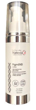 Natexia Sun Care Lotion Pigmend 50 Faktör Tüm Ciltler İçin Nemlendirici Suya Dayanıklı Yüz Güneş Kremi 100 ml