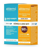 Alldermo 50 Faktör İçin Leke Karşıtı Nemlendirici Yaşlanma Karşıtı Suya Dayanıklı Yüz ve Vücut Güneş Kremi 50 ml