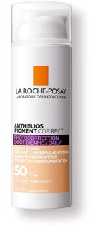 La Roche Posay Anthelios Pigment Correct 50 Faktör Tüm Ciltler İçin Nemlendirici Suya Dayanıklı Yüz Güneş Kremi 50 ml