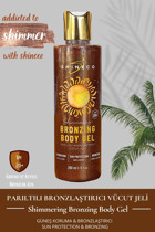 Shineco Simli Yoğun 20 Faktör Vücut İçin Bronzlaştırıcı Jel 200 ml