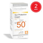 Dermaderm Renksiz 50 Faktör Hassas Ciltler İçin Leke Karşıtı Yaşlanma Karşıtı Mineral Filtreli Suya Dayanıklı Yüz ve Vücut Güneş Kremi 100 gr
