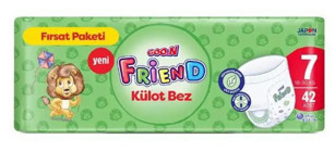 Goo.n Cilt Dostu 7 Numara Külot Bebek Bezi 42 Adet