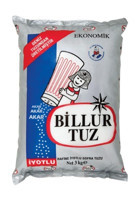 Billur İyotlu Toz Deniz Tuz Paket 3000 gr