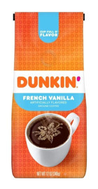 Dunkın Vanilya Aromalı Arabica Öğütülmüş Filtre Kahve 340 gr