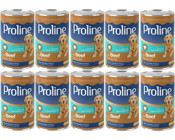 Pro Line Konserve Dana Etli Yaş Köpek Maması 400 gr 10'lu