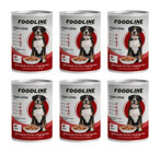 Foodline Biftekli Yaş Köpek Maması 6 x 400 gr 6'lı