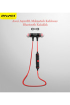 Awei A920Bl Kulak İçi Kablosuz Bluetooth Kulaklık Kırmızı