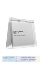 Cosmogenesis Labs Şeffaf Yazılı Plastik Orta Boy Seyahat Makyaj Çantası