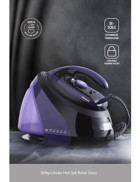 Homend 1173H 3000 W Yapışmaz Yatay Şok Buharlı Ütü