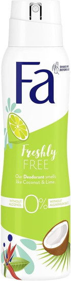 Fa Freshly Free Sprey Deodorant