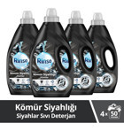 Rinso Doku Koruma 200 Yıkama Siyahlar İçin Sıvı Deterjan 4x3 lt