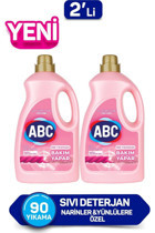 Abc Narinler ve Yünlüler 90 Yıkama Renkliler İçin Sıvı Deterjan 2x2.7 lt