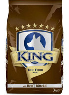 King Biftekli Tüm Irklar Yetişkin Köpek Maması 9 Kg