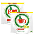 Fairy Hepsi Bir Arada Limon Kokulu Tablet Bulaşık Makinesi Deterjanı 2x100 Adet