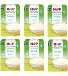 Hipp Laktozsuz Tahıllı Glutensiz Pirinç Kaşık Maması 6x200 gr