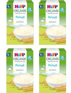Hipp Tahıllı Glutensiz Pirinç Kaşık Maması 4x200 gr