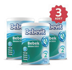 Bebevit Laktozlu Probiyotikli 2 Numara Devam Sütü 3x400 gr