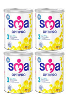 Sma Optipro Laktozlu Tahılsız Probiyotikli 3 Numara Devam Sütü 4x800 gr