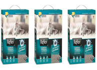 Reflex Topaklanan İnce Taneli Aktif Karbonlu Bentonit Kedi Kumu 3x6 lt