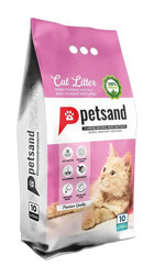 Petsand Bebek Pudrası Kokulu Topaklanan İnce Taneli Bentonit Kedi Kumu 10 lt