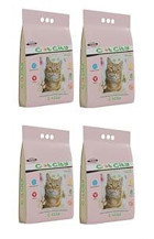 Cat City Bebek Pudrası Kokulu Topaklanan İnce Taneli Bentonit Kedi Kumu 4x10 lt