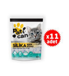 Patican Kokusuz Kalın Taneli Kristal Silika Kedi Kumu 11x3.8 lt