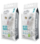 Arlita Topaklanan İnce Taneli Aktif Karbonlu Bentonit Kedi Kumu 2x10 lt