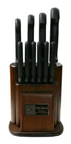 Sürbısa 61500-E Paslanmaz Çelik Standlı 10 Parça Mutfak Bıçağı Seti