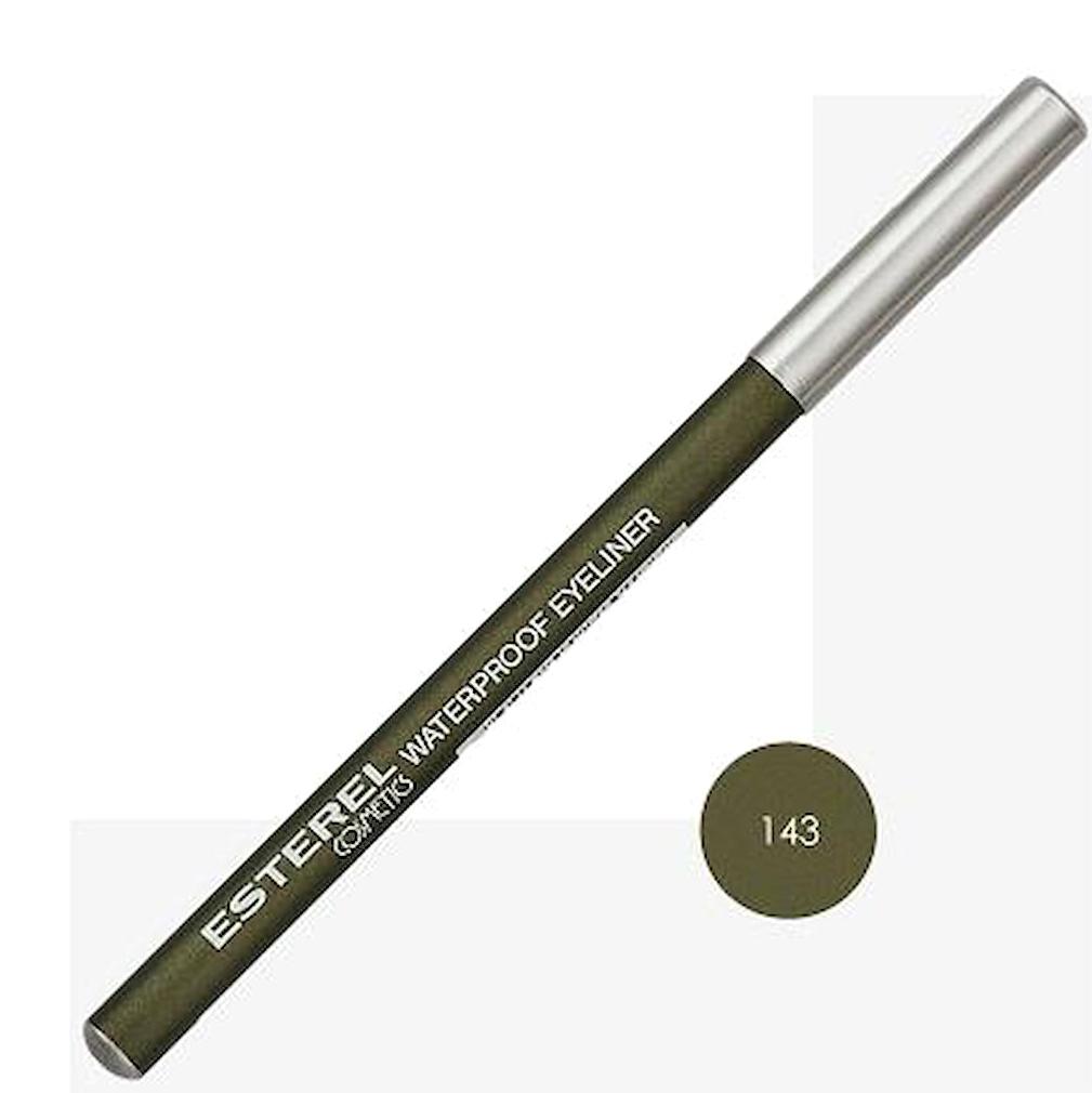 Esterel No:143 Suya Dayanıklı Mat Pastel Yeşil Kalıcı Likit Eyeliner