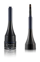 Flormar Vinly Suya Dayanıklı Parlak Pastel Siyah Kalıcı Fırça Jel Eyeliner
