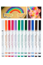 Mardinal 12'li Mat Neon Çok Renkli Keçe Uçlu Sıvı Eyeliner