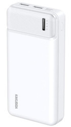 Kakusiga 20000 mAh Hızlı Şarj Micro Type C - USB Powerbank Beyaz