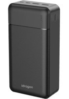 İdragon Kp-35 30000 mAh Micro Type C - USB Powerbank Siyah
